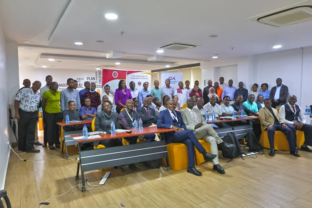 Participants at WFEO’s first ECBAP pilot training in Nairobi